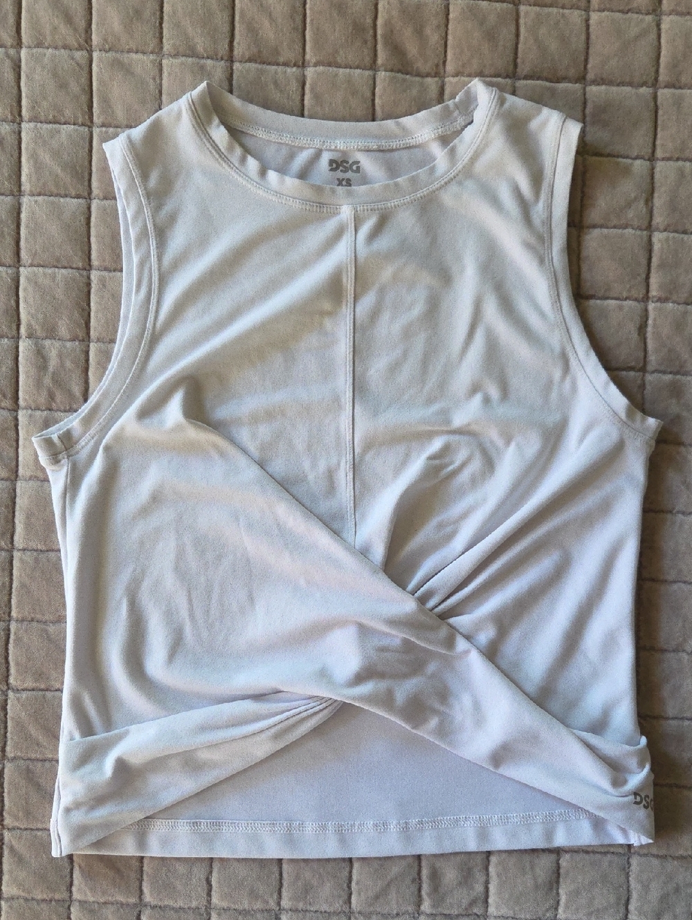 DSG Women's Active Sleeveless Top White XS